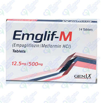 Picture of Emglif M 12.5/500mg Tab 28x1s