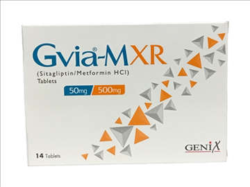 Picture of Gvia M Xr 50/500mg Tab 7x2s