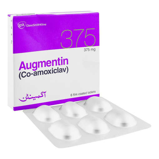 Picture of Augmentin 375mg Tab 6x3s