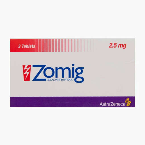 Picture of Zolmig Tab 2.5mg 3x1s