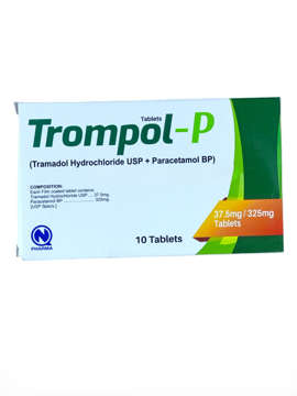 Picture of Trompol P Tab 10x1s 37.5mg/325mg
