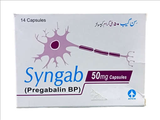 Picture of Syngab 50mg Cap 7x2s