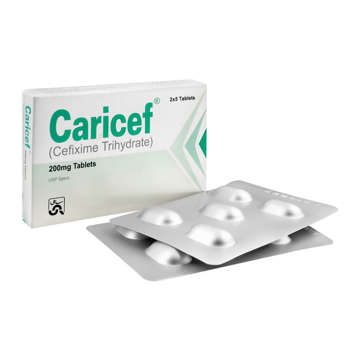 Picture of Caricef 200mg Cap 5x2s