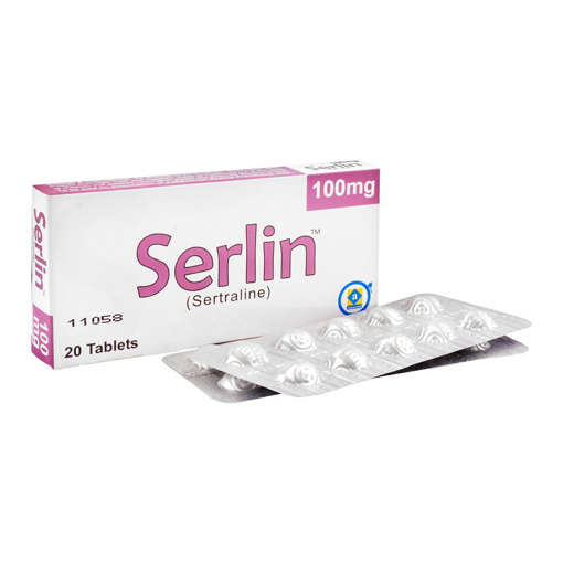 Picture of Serlin 100mg Tab 10x2s