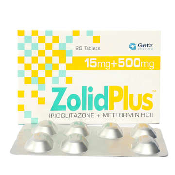 Picture of Zolid Plus 15/500mg Tab 7x4s