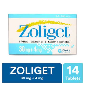 Picture of Zoliget 30mg+4mg Tab 7x2s