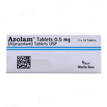 Picture of Azolam 0.5mg Tab 10x3s