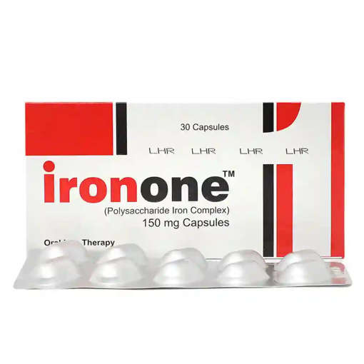 Picture of Iron One Cap 150mg 10x3s