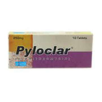 Picture of Pyloclar 250mg Tab 1x10s