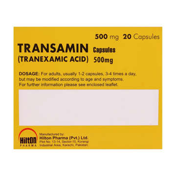 Picture of Transamin 500mg Cap 1x20s
