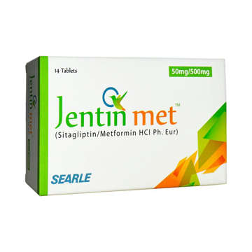 Picture of Jentin Met Xr 50/500mg Tab 7x2s