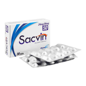 Picture of Sacvin 50 24mg/26mg Tab 10x3s