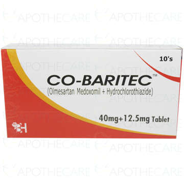 Picture of Co Baritec 40mg+12.5mg Tab 10x1s