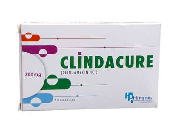 Picture of Clindacure 300mg Cap 10x1