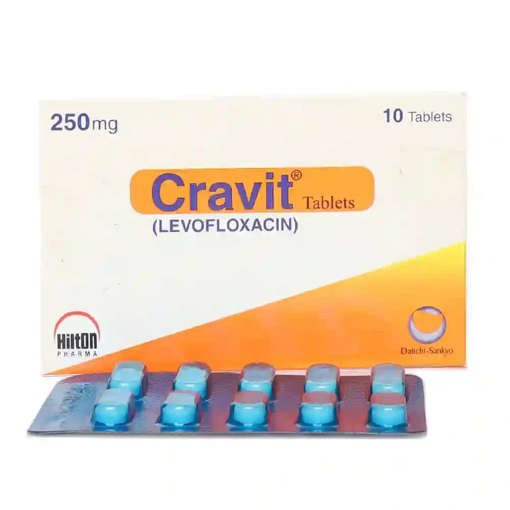 Picture of Cravit 250mg Tab 1x10s