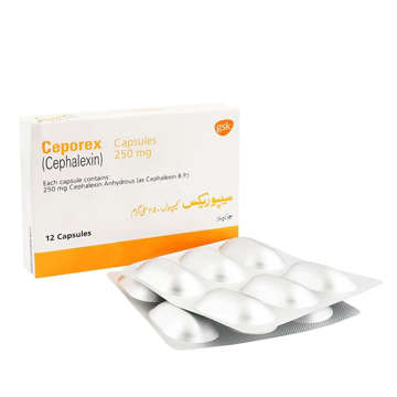 Picture of Ceporex 250mg Cap 1x12s
