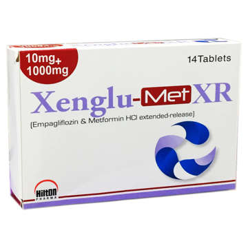 Picture of Xenglu Met Xr 10/1000mg Tab 14x1s