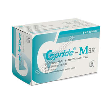 Picture of Gpride M Sr 2/500mg Tab 10x3s