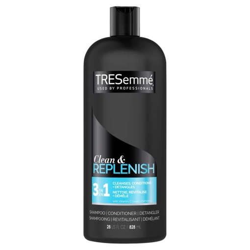 Picture of Tresemme Shampoo 828ml 3in1 Clean