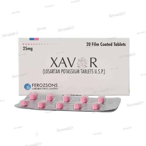 Picture of Xavor 25mg Tab 10x2s