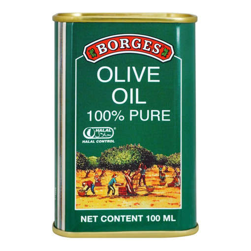 Picture of Borges Olive Massage Oil 100ml Tin