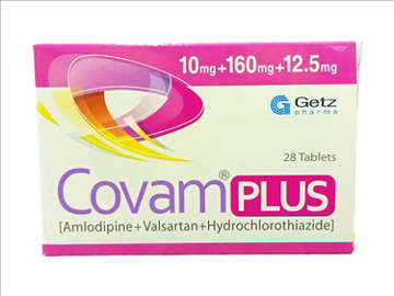 Picture of Covam Plus 10+160+12.5mg Tab 7x4s