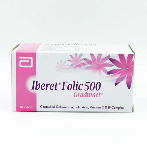 Picture of Iberet Folic -500 Tab 30x1s