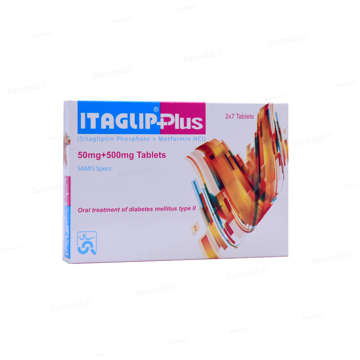 Picture of Itaglip Plus 50+500mg Tab 7x2s