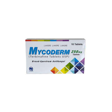 Picture of Mycoderm 250mg Tab 10x1s