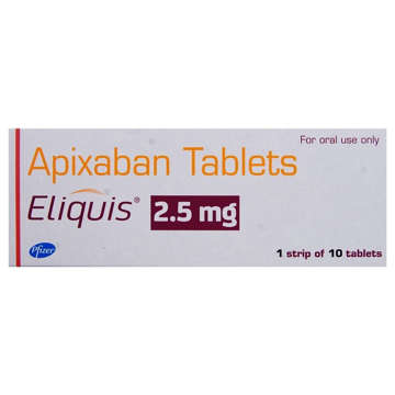 Picture of Eliquis 2.5mg Tab 10x1s