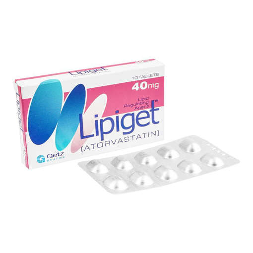 Picture of Lipiget 40mg Tab 1x10s
