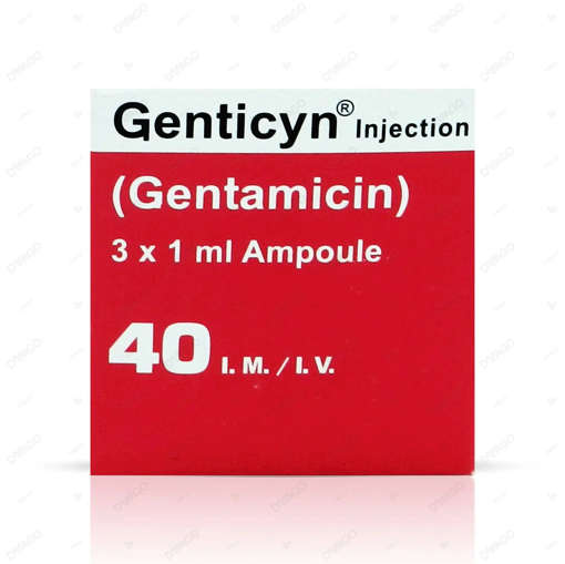 Picture of Genticyn 40mg Inj 1x3s