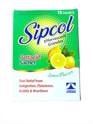 Picture of Sipcol Antacid Sachet 10x1 Lemon