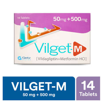 Picture of Vilget-m 50+500mg Tab 7x4s