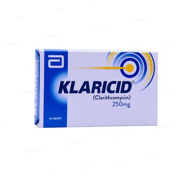 Picture of Klaricid 250mg Tab 1x10s