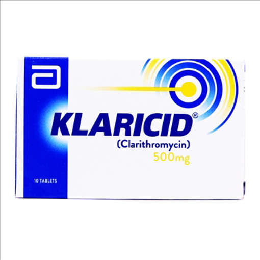 Picture of Klaricid 500mg Tab 1x10s