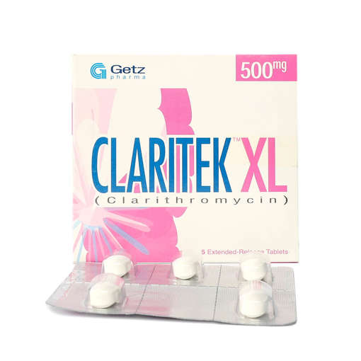 Picture of Claritek Xl 500mg Tab 5x1s