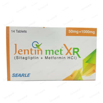 Picture of Jentin Met Xr 50/1000mg Tab 7x2s