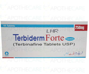 Picture of Terbiderm Forte 250mg Tab 1x10s