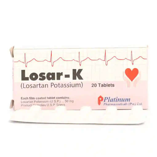 Picture of Losar K 50mg Tab 10x2s