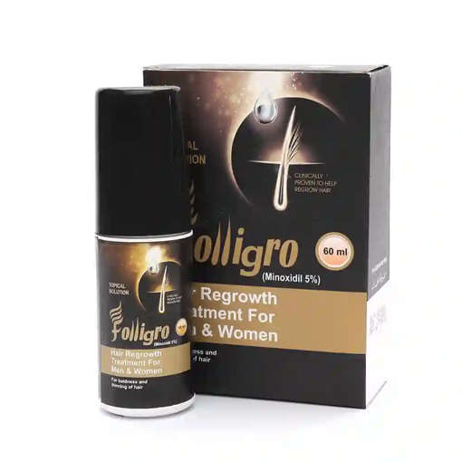 Picture of Folligro Minoxidil 5% Hair Solution 60ml