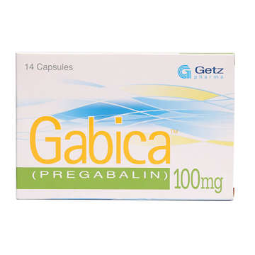 Picture of Gabica 100mg Cap 7x2s