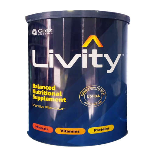 Picture of Livity Nutr Supplement 400gm Vanilla