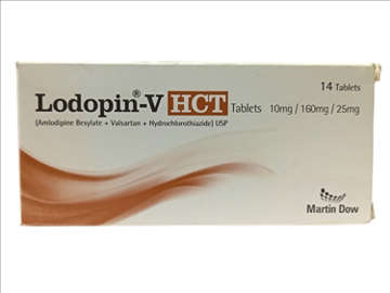 Picture of Lodopin v Hct 10/160/25mg 14x1s