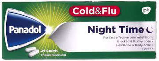 Picture of Panadol Cold & Flu Night Time Cap 10x2s