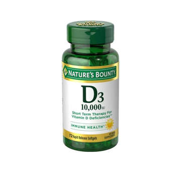 Picture of Nb D3 10000iu Softgels 72s