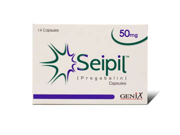 Picture of Seipil 50mg Caps 14x1s