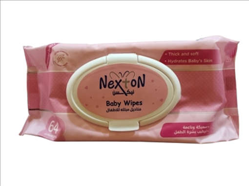 Picture of Nexton Baby Wipes Thick & Soft 64pcs