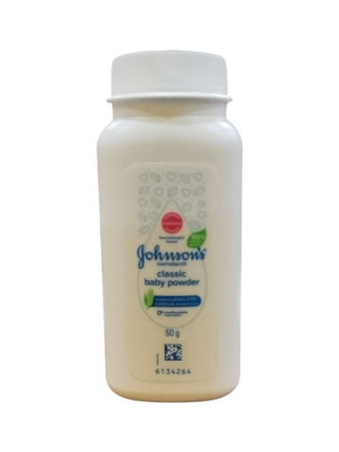 Picture of Johnsons Baby Powder 50g White