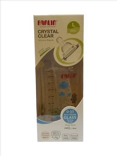 Picture of Farlin Feeding Glass Bottle 240cc Abb-b001-24